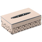 Leather Woven Tissue Holder by Keiichi