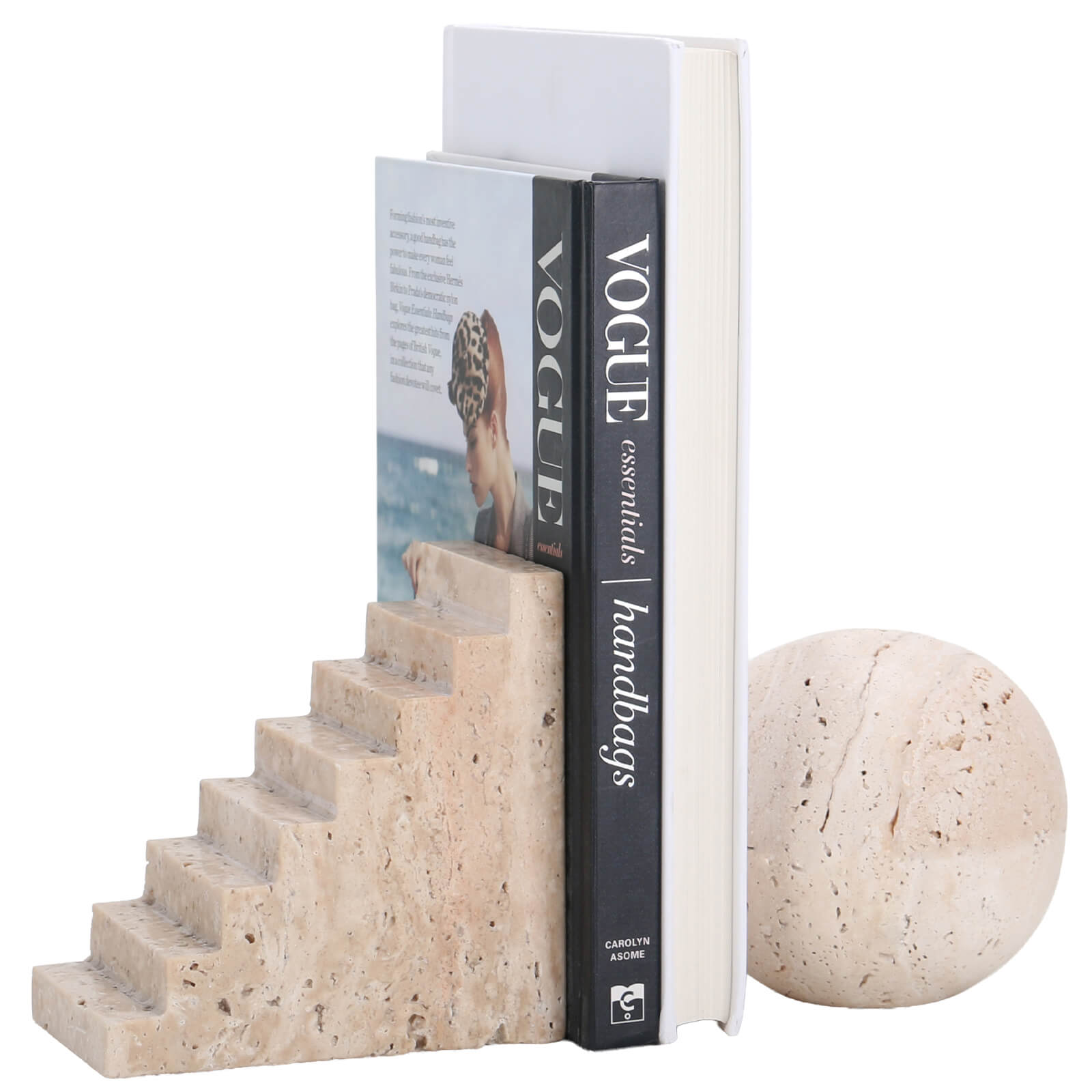 Coppice Bookends in Marble by Keiichi
