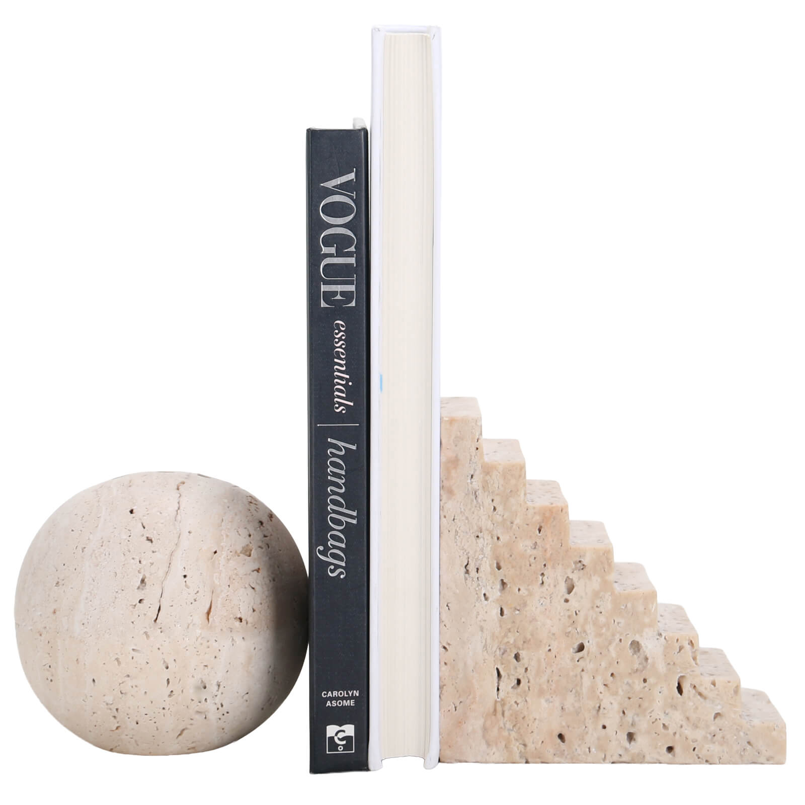 Coppice Bookends in Marble by Keiichi