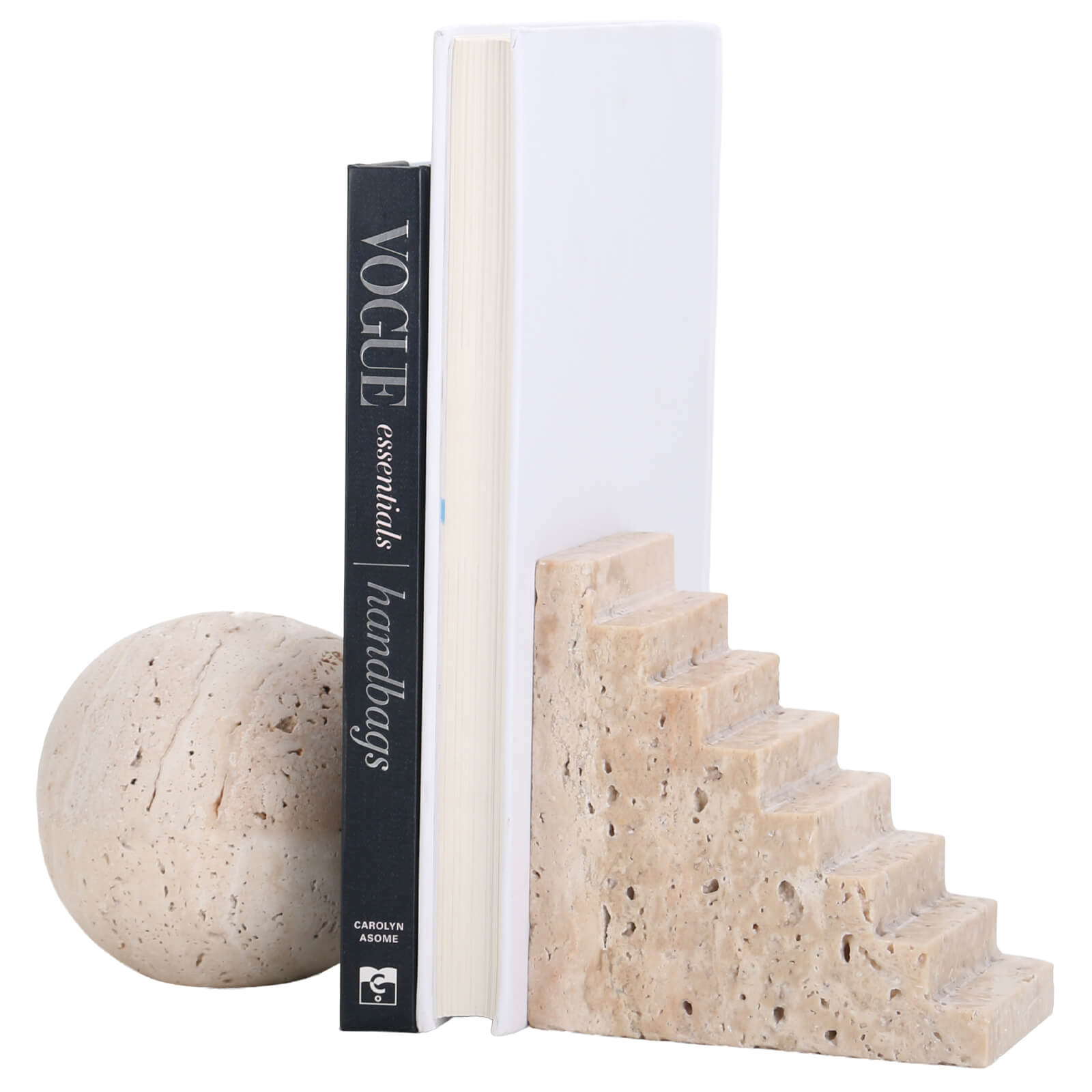 Coppice Bookends in Marble by Keiichi