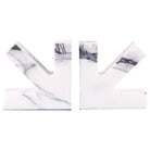 Arrow Bookends in Marble by Keiichi