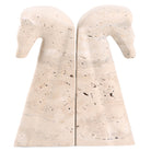 Horse Bookends in Marble by Keiichi