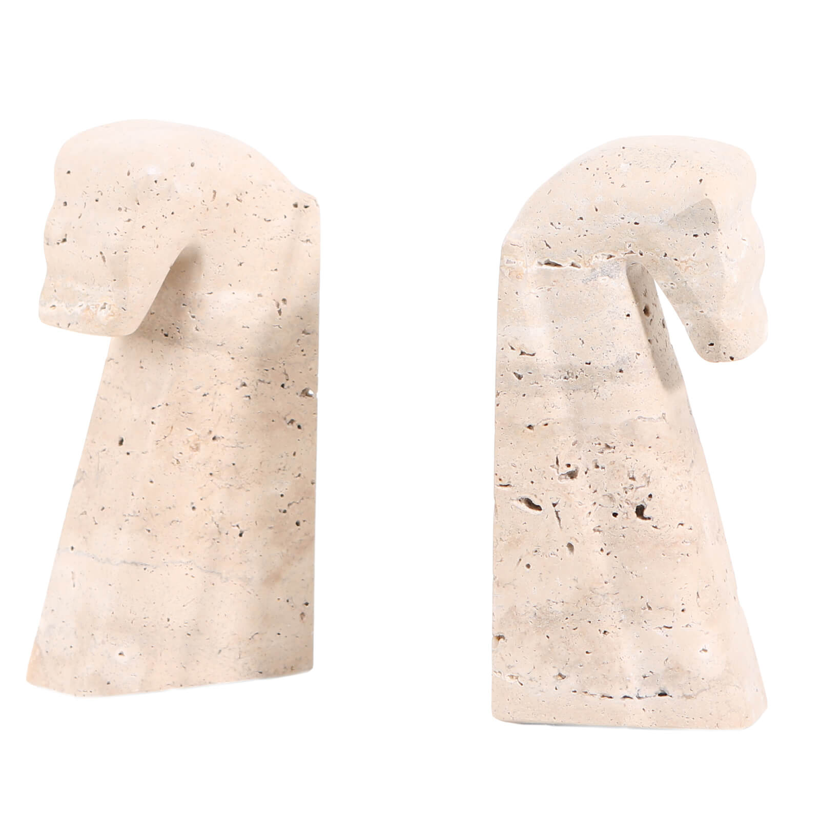 Horse Bookends in Marble by Keiichi