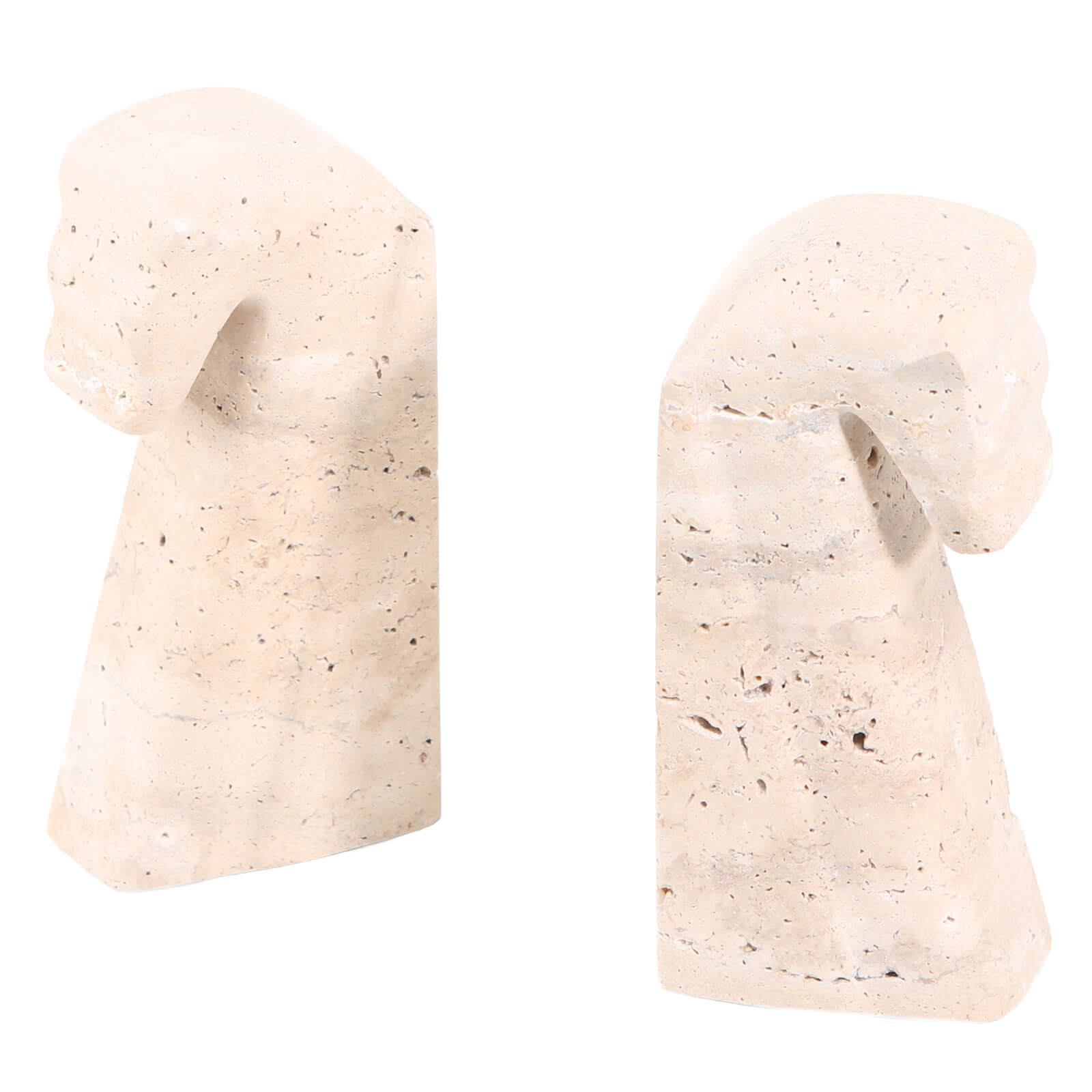 Horse Bookends in Marble by Keiichi