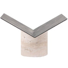 Magazine Holder in Travertine by Keiichi