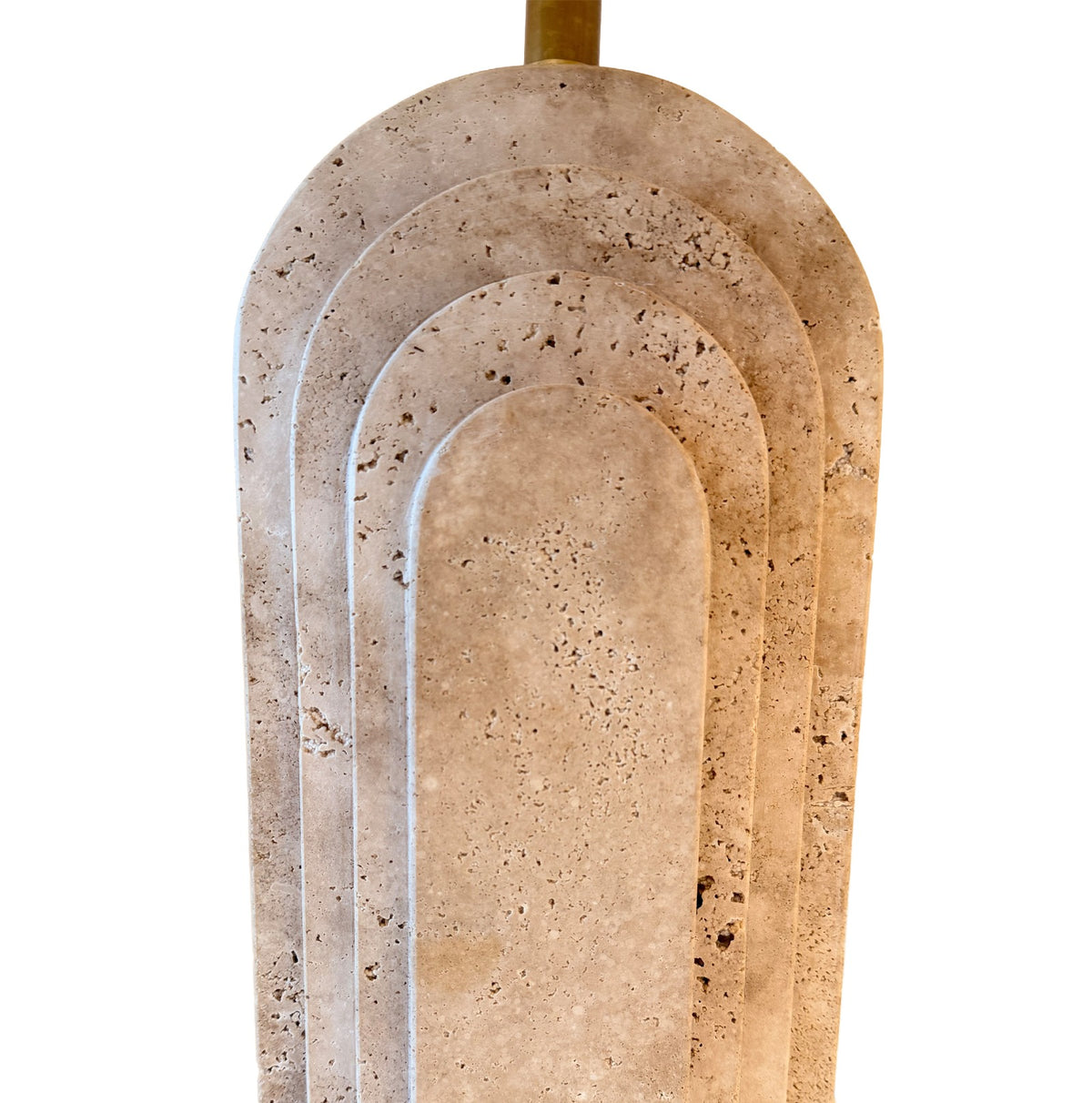 Ishtar Gate Travertine Table Lamp Keiichi