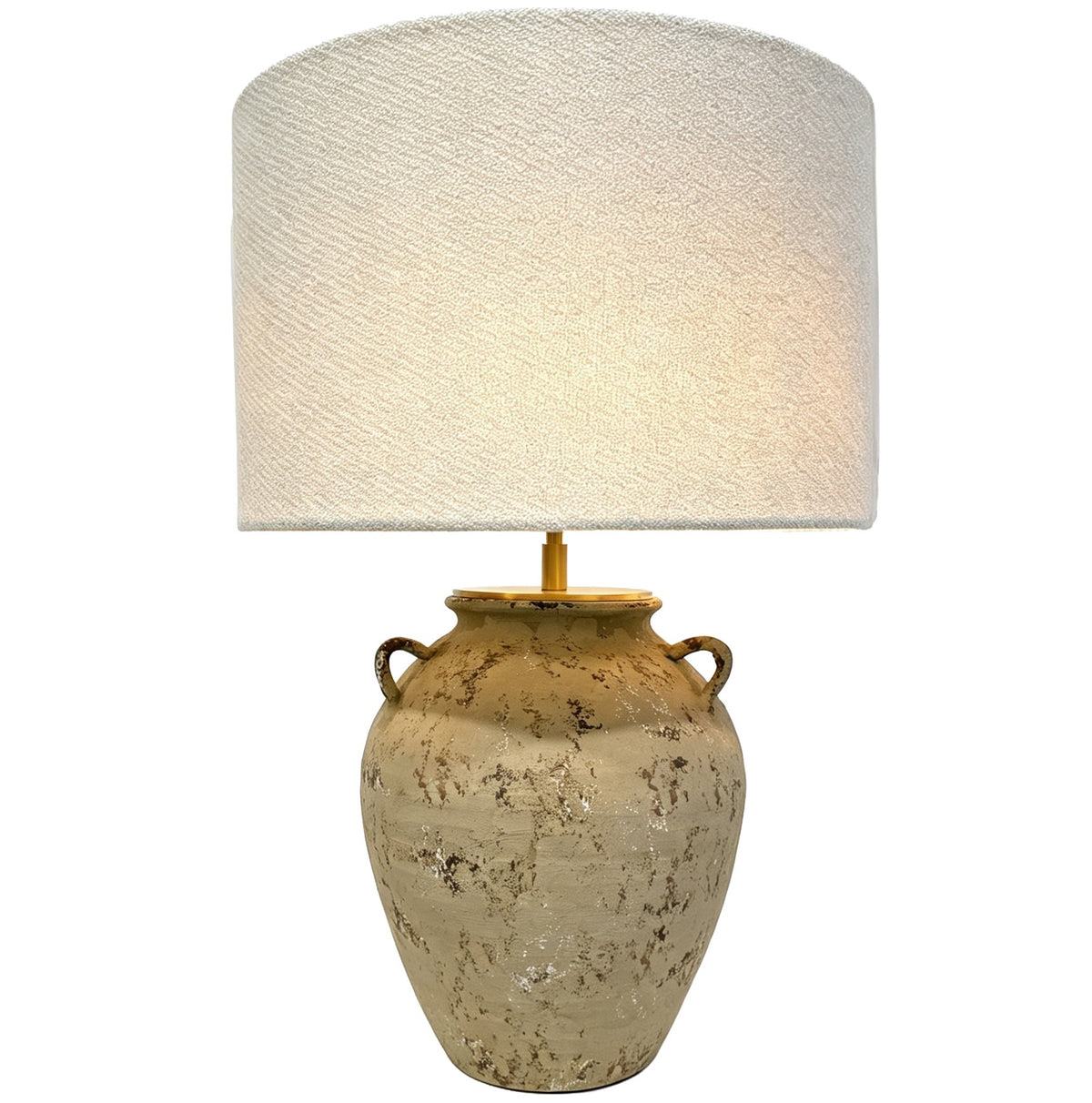 Wabi-Sabi Rustic Retro Handmade Pottery Table Lamp Keiichi