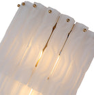 Twisted Frosted Glass Wall Light Keiichi