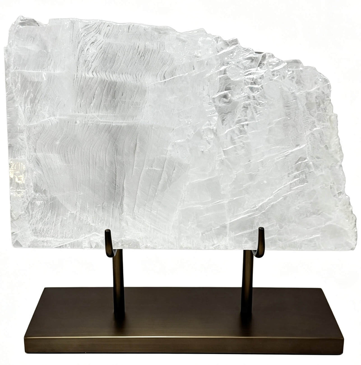 Dorian Rock Crystal Sculpture - Large Keiichi