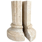 Lachlan Pillar Bookend in Travertine - Single Keiichi