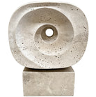 Atticus Sculpture in Travertine Keiichi