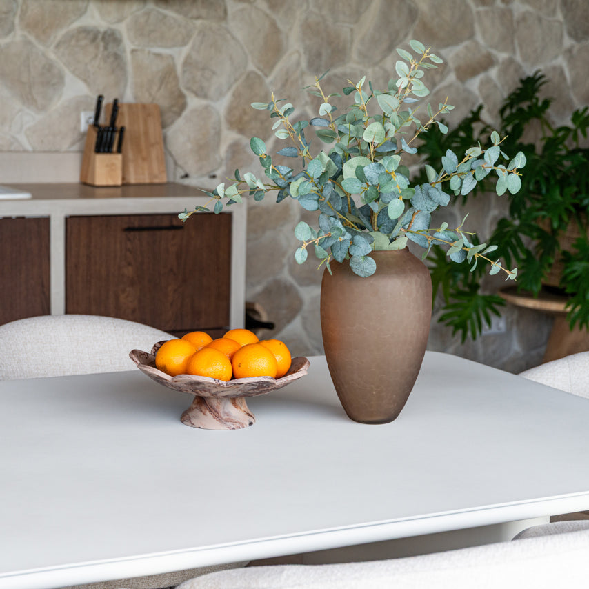 Peony Chocolate Brown Bowl by Richmond Interiors