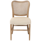 Chadlington Rattan and Natural Linen Dining Chair by Keiichi