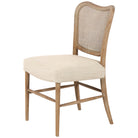 Chadlington Rattan and Natural Linen Dining Chair by Keiichi