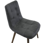 Winchcombe Dining Chair in Grey Leather by Keiichi