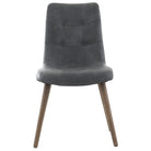 Winchcombe Dining Chair in Grey Leather by Keiichi