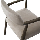 Stonehouse Dining Chair in Taupe Italian Leather by Keiichi