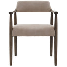Stonehouse Dining Chair in Taupe Italian Leather by Keiichi