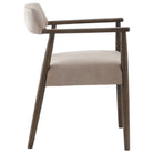 Stonehouse Dining Chair in Taupe Italian Leather by Keiichi