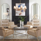 Crosley Antique Brass Arch Mirror by Uttermost