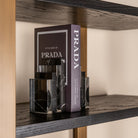 Cambon Dark Coffee 4 Door 4 Shelf Display Unit by Richmond Interiors
