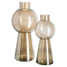 Sera Large Glass Vase - Smoke by Richmond Interiors