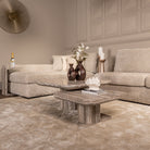 Dulce Denizly Grey marble Coffee Table (Set of 2) by Richmond Interiors