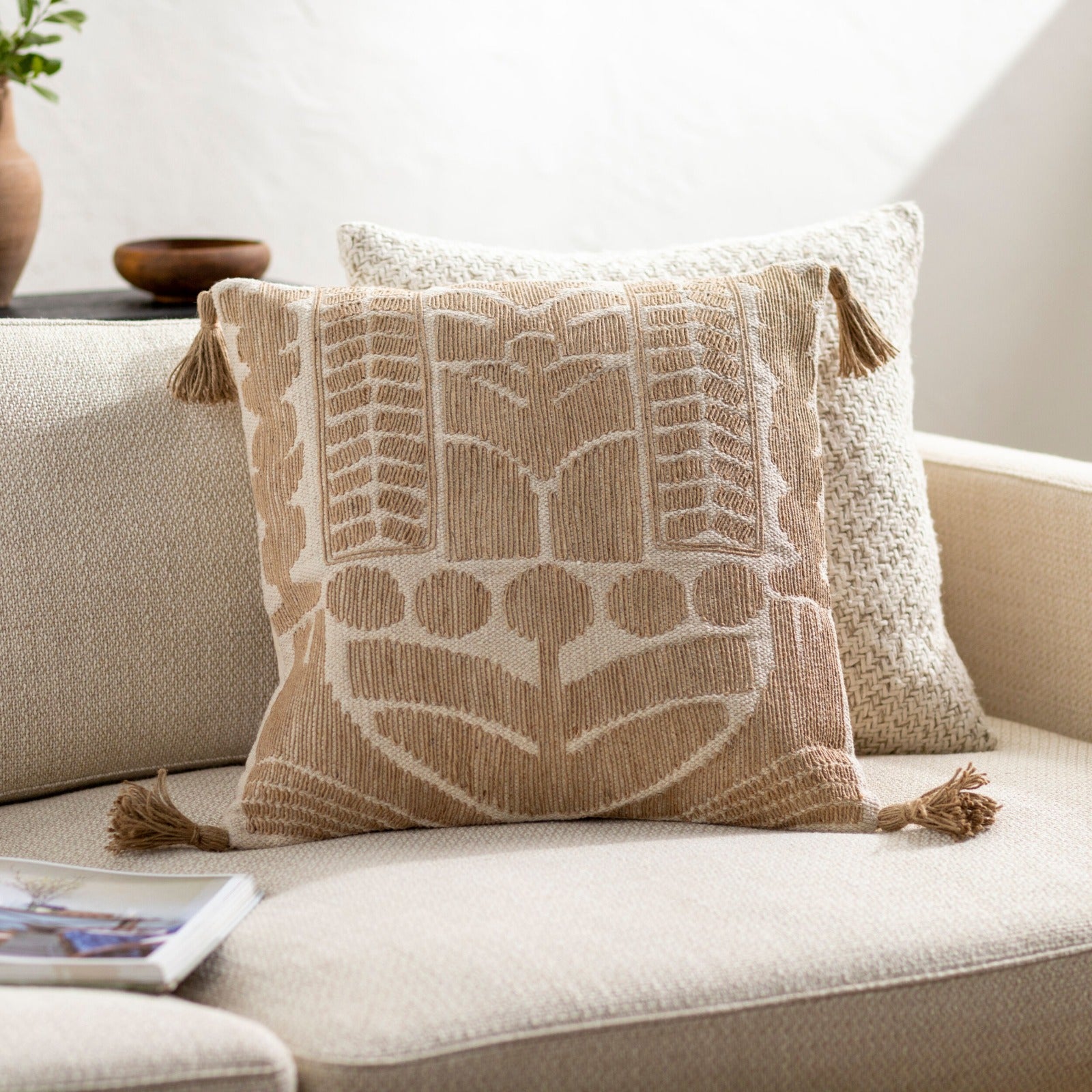 Farley Woven Cushion by Keiichi