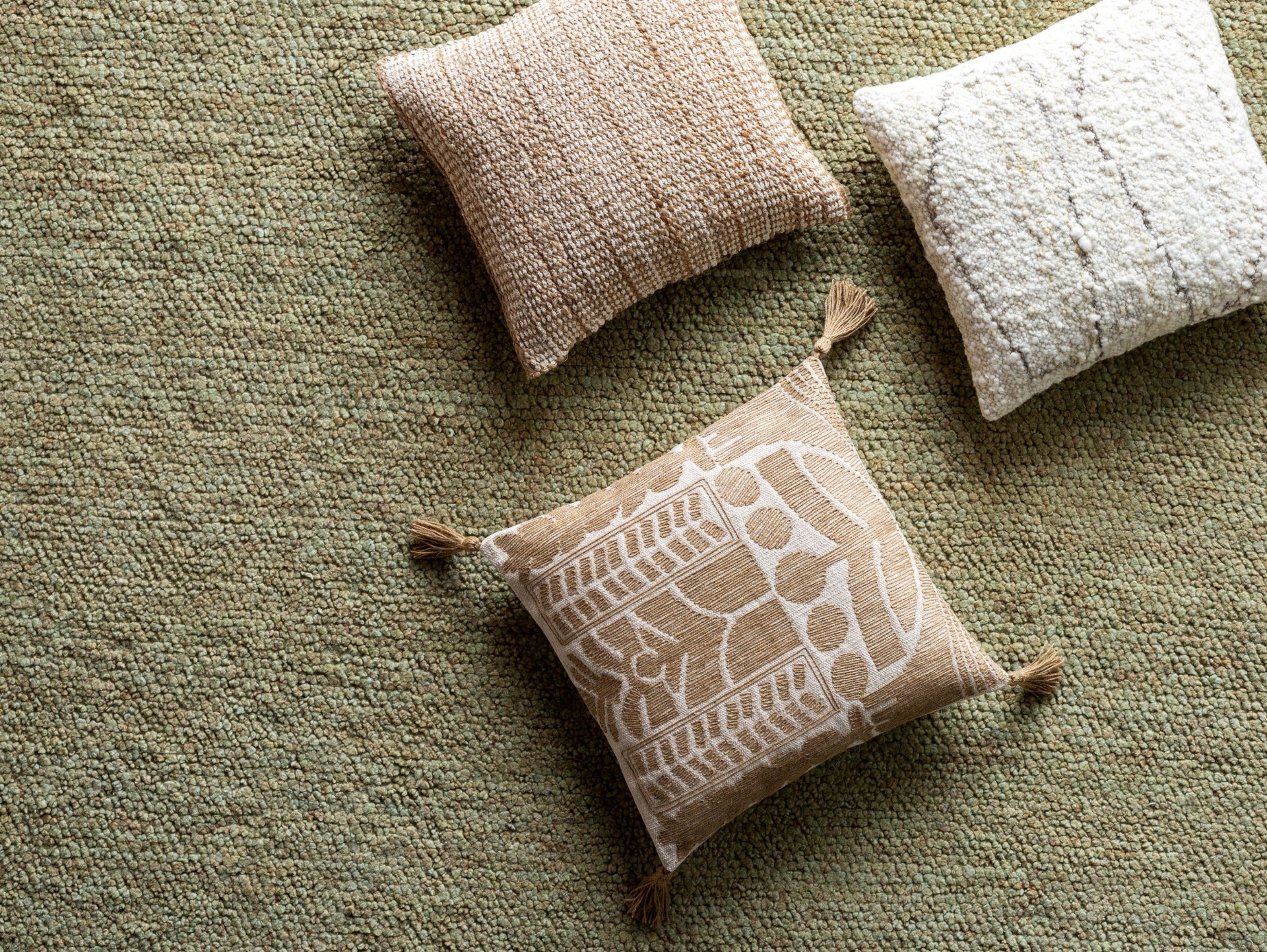 Farley Woven Cushion by Keiichi