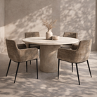 Kim Gisele Olive Dining Chair by Tommy Franks