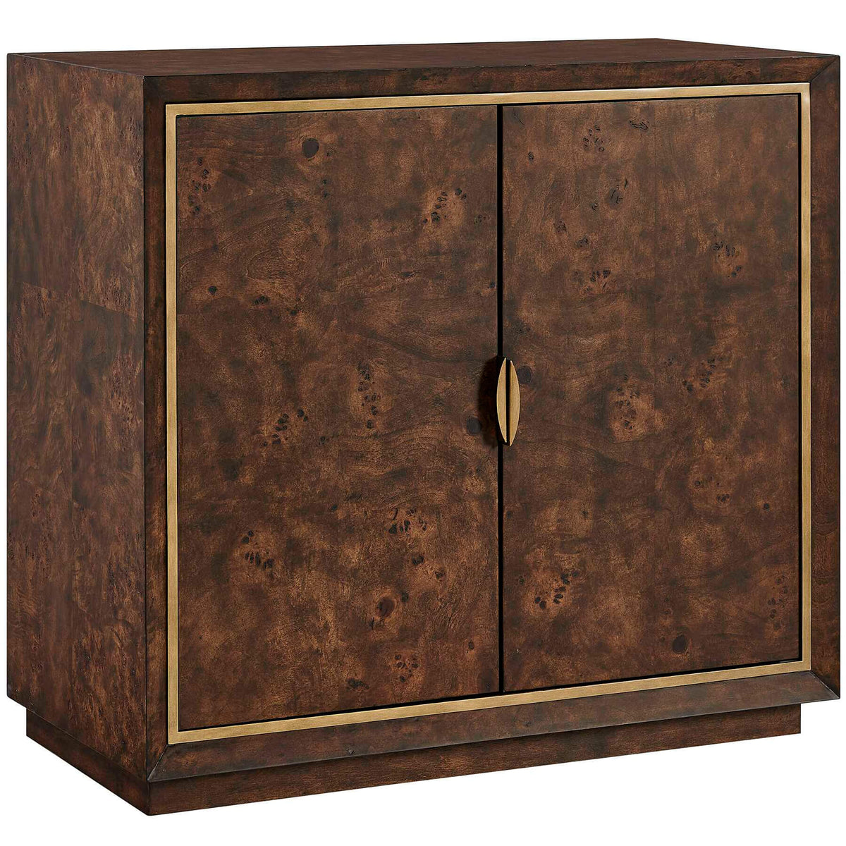 Flores Burl Wood 2 Door Cabinet Uttermost