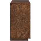Flores Burl Wood 2 Door Cabinet Uttermost