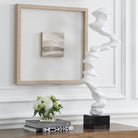 Flux Indoor-Outdoor White Sculpture by Uttermost