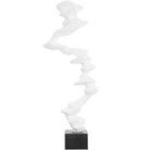 Flux Indoor-Outdoor White Sculpture by Uttermost