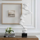 Flux Indoor-Outdoor White Sculpture by Uttermost
