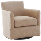 Paxford Swivel Chair in Camel by Keiichi