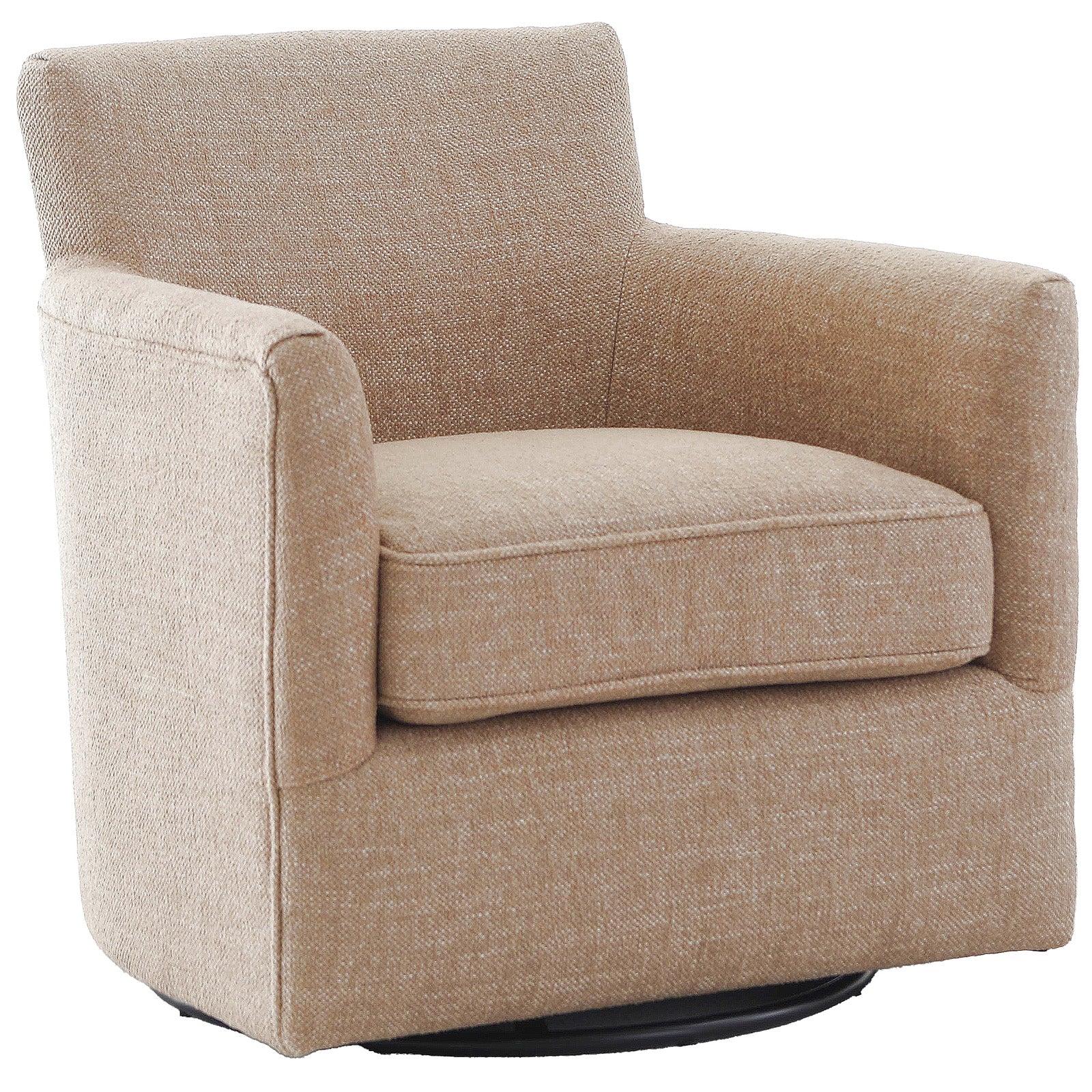 Paxford Swivel Chair in Camel by Keiichi