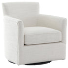 Paxford Swivel Chair in Off-White by Keiichi