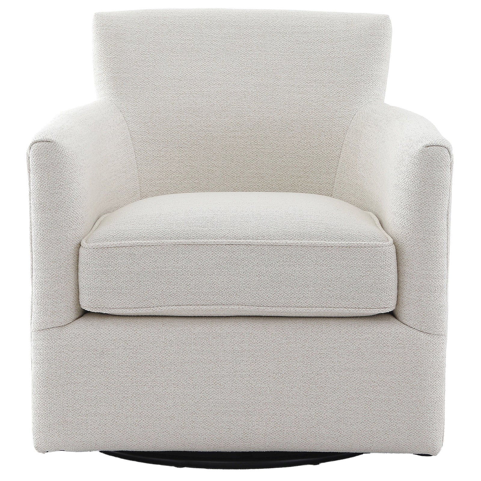 Paxford Swivel Chair in Off-White by Keiichi