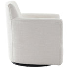 Paxford Swivel Chair in Off-White by Keiichi