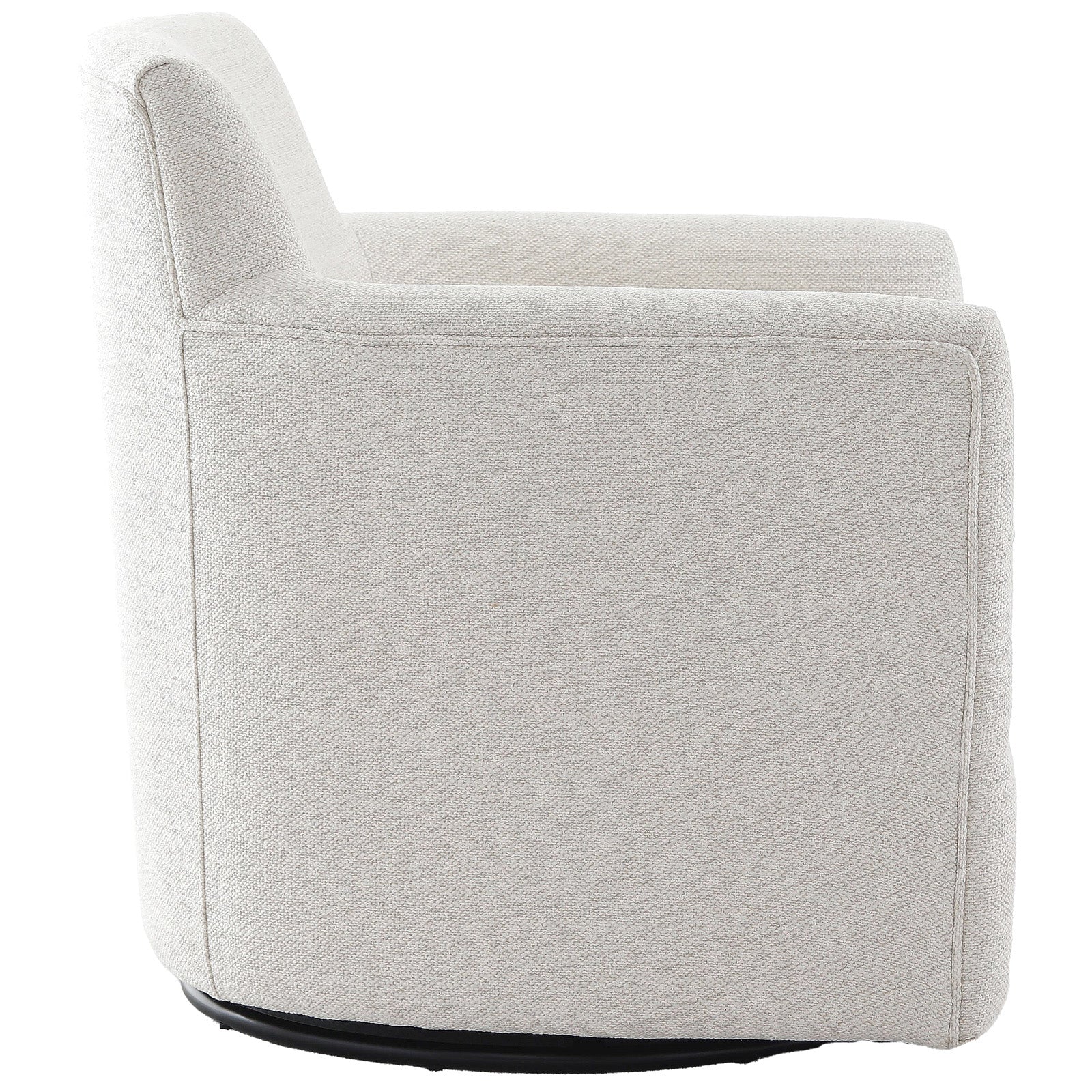 Paxford Swivel Chair in Off-White by Keiichi