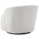 Stow Swivel Chair in Off-White by Keiichi
