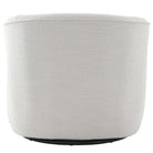 Stow Swivel Chair in Off-White by Keiichi