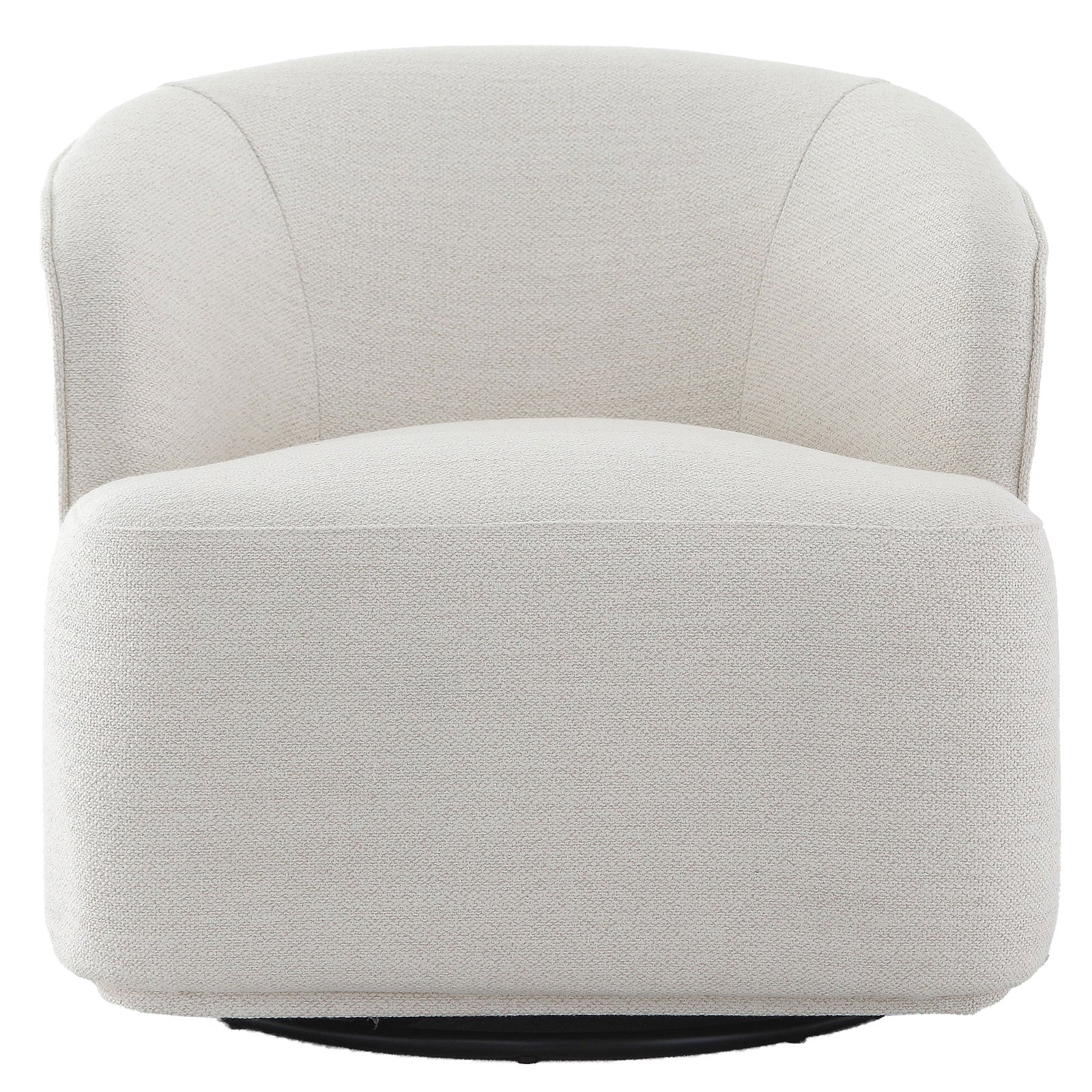 Stow Swivel Chair in Off-White by Keiichi