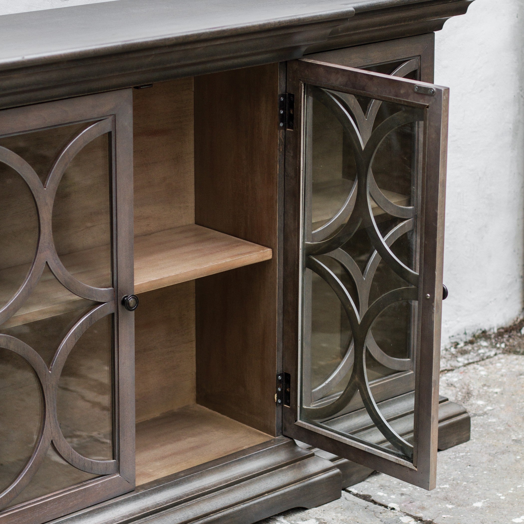 Belino Wooden 4 Door Chest by Uttermost