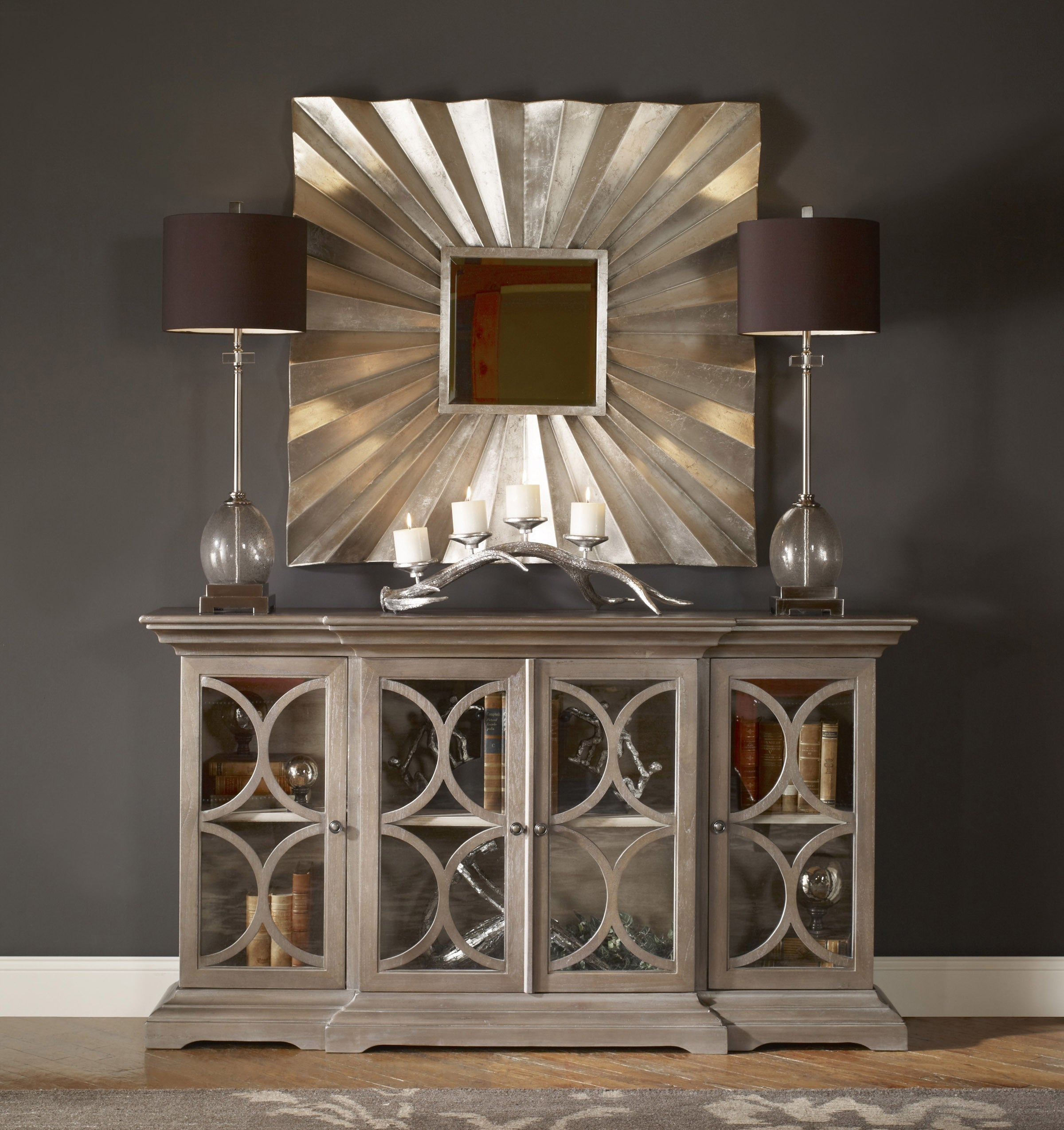 Belino Wooden 4 Door Chest by Uttermost
