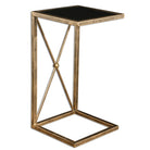 Zafina Gold Accent Table by Uttermost