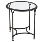 Samson Glass Side Table by Uttermost