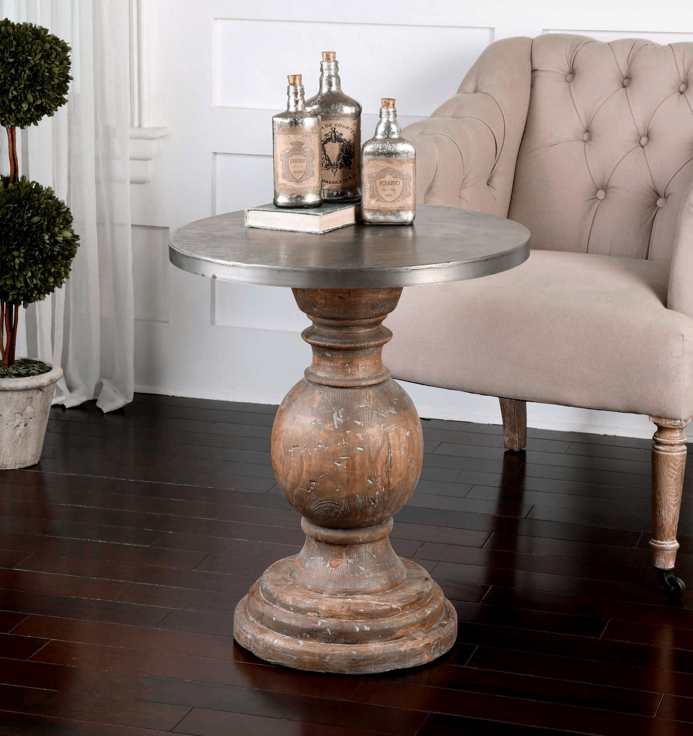 Blythe Wooden Side Table by Uttermost
