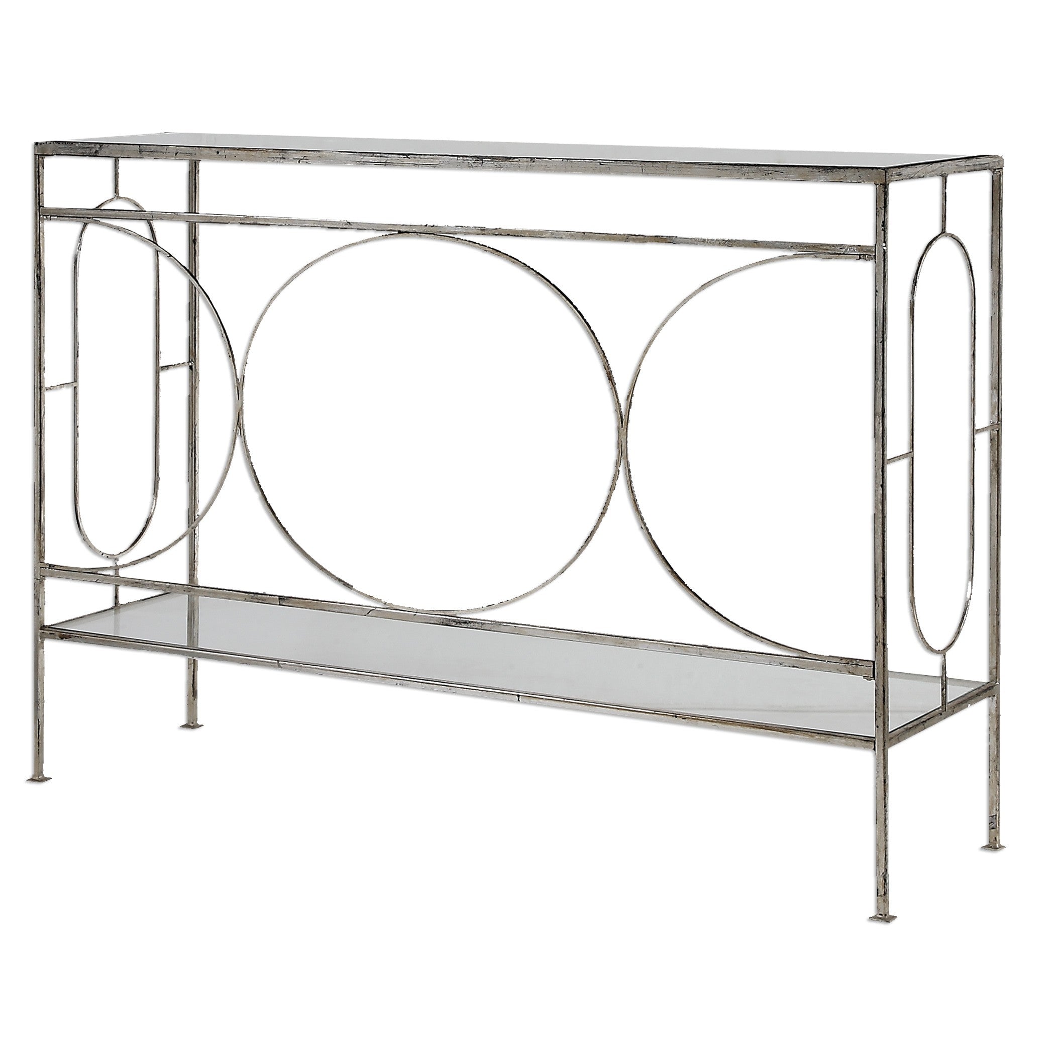 Luano Silver Console Table by Uttermost